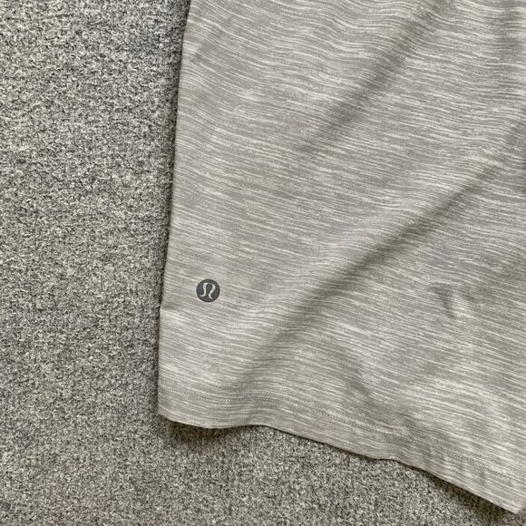 Lululemon Shorts Mens M Medium Grey Heather THE Linerless Lightweight Workout - Picture 9 of 11